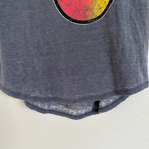 Wild Child Burnout Round Neck Rainbow Graphic Tee Womens Short Sleeve T-Shirt - Picture 5 of 6